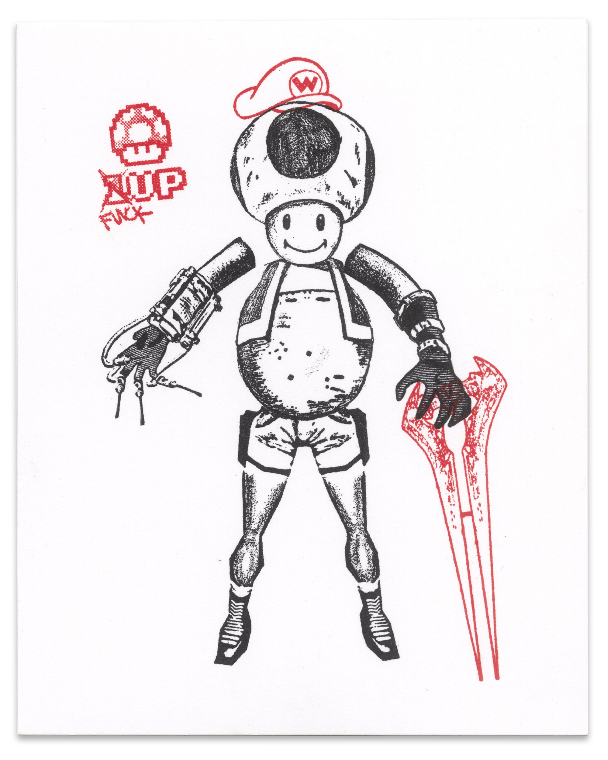 "Weaponized Toad" CE Mini Print