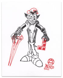 "Sonic Bandicoot" CE Mini Print