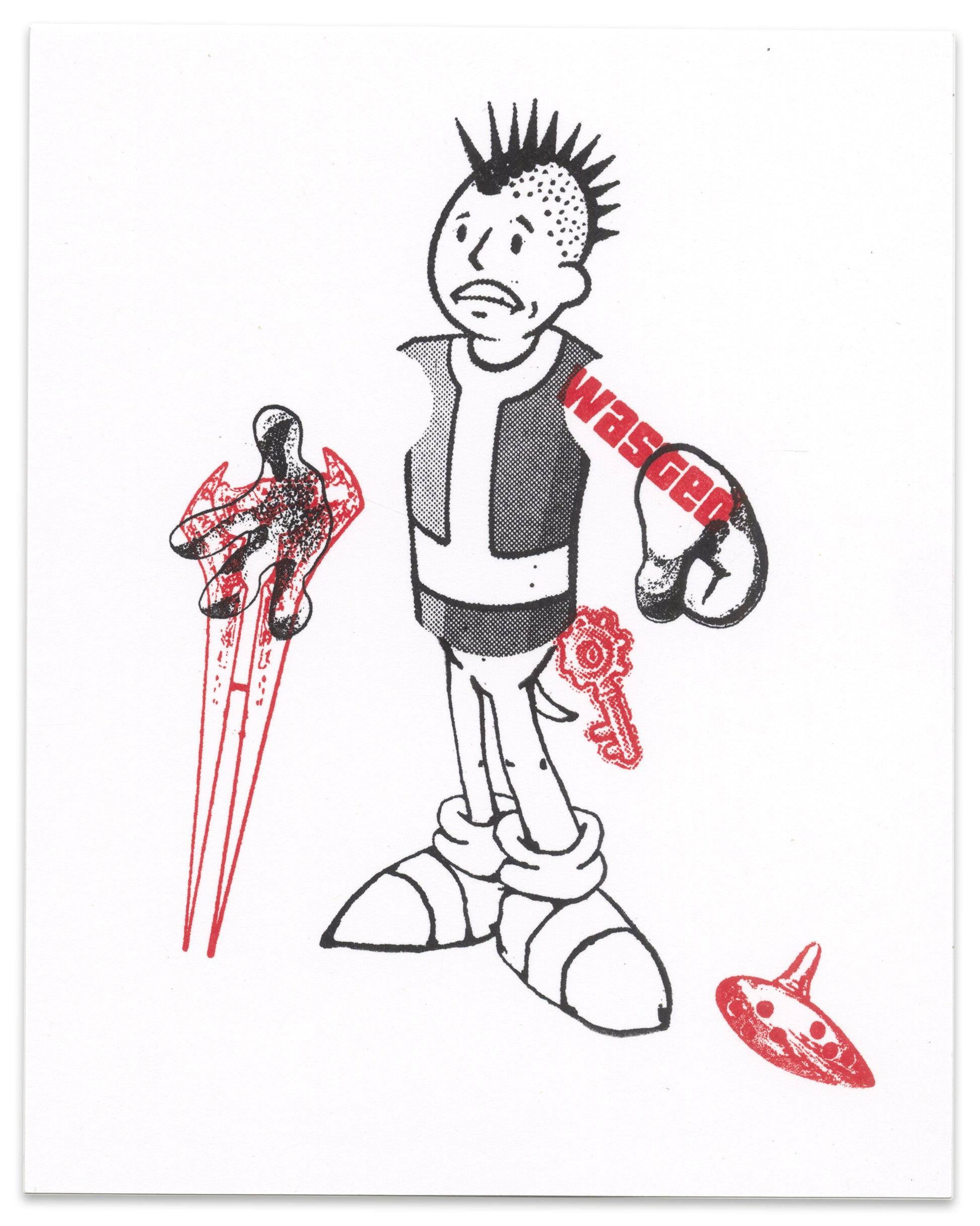 "Fallout Sonic" CE Mini Print