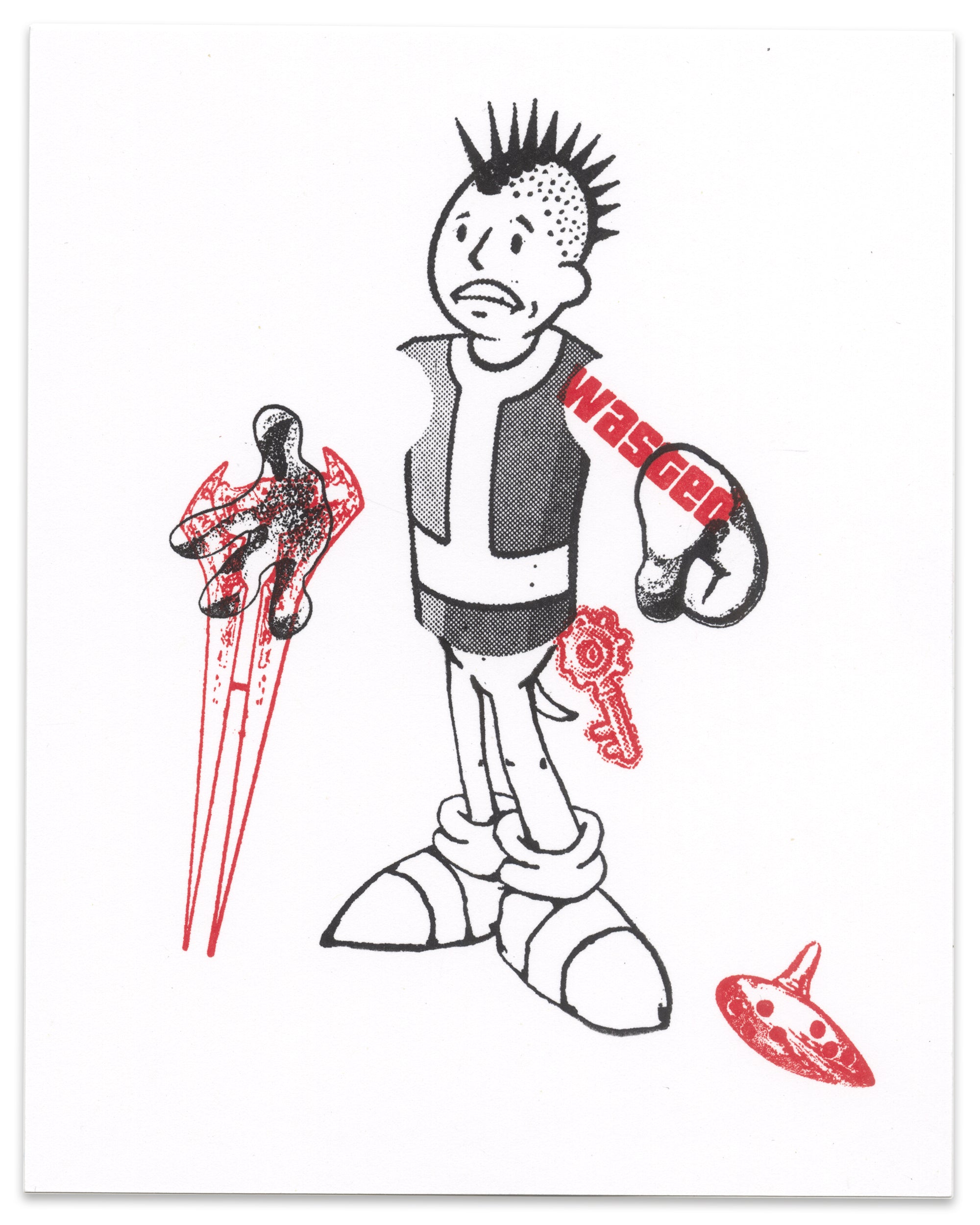 "Fallout Sonic" CE Mini Print