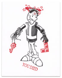 "Fallout Scarecrow" CE Mini Print