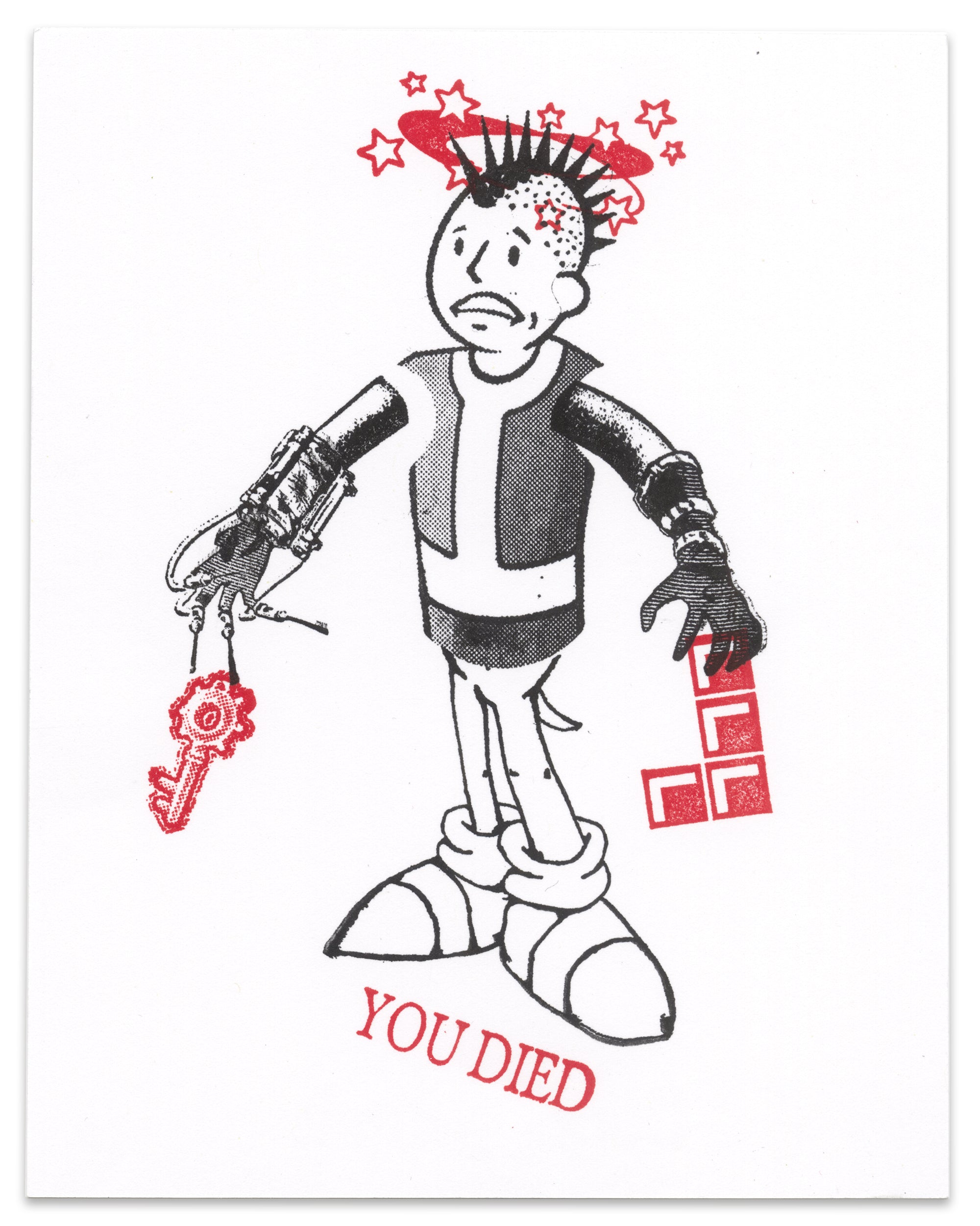 "Fallout Scarecrow" CE Mini Print