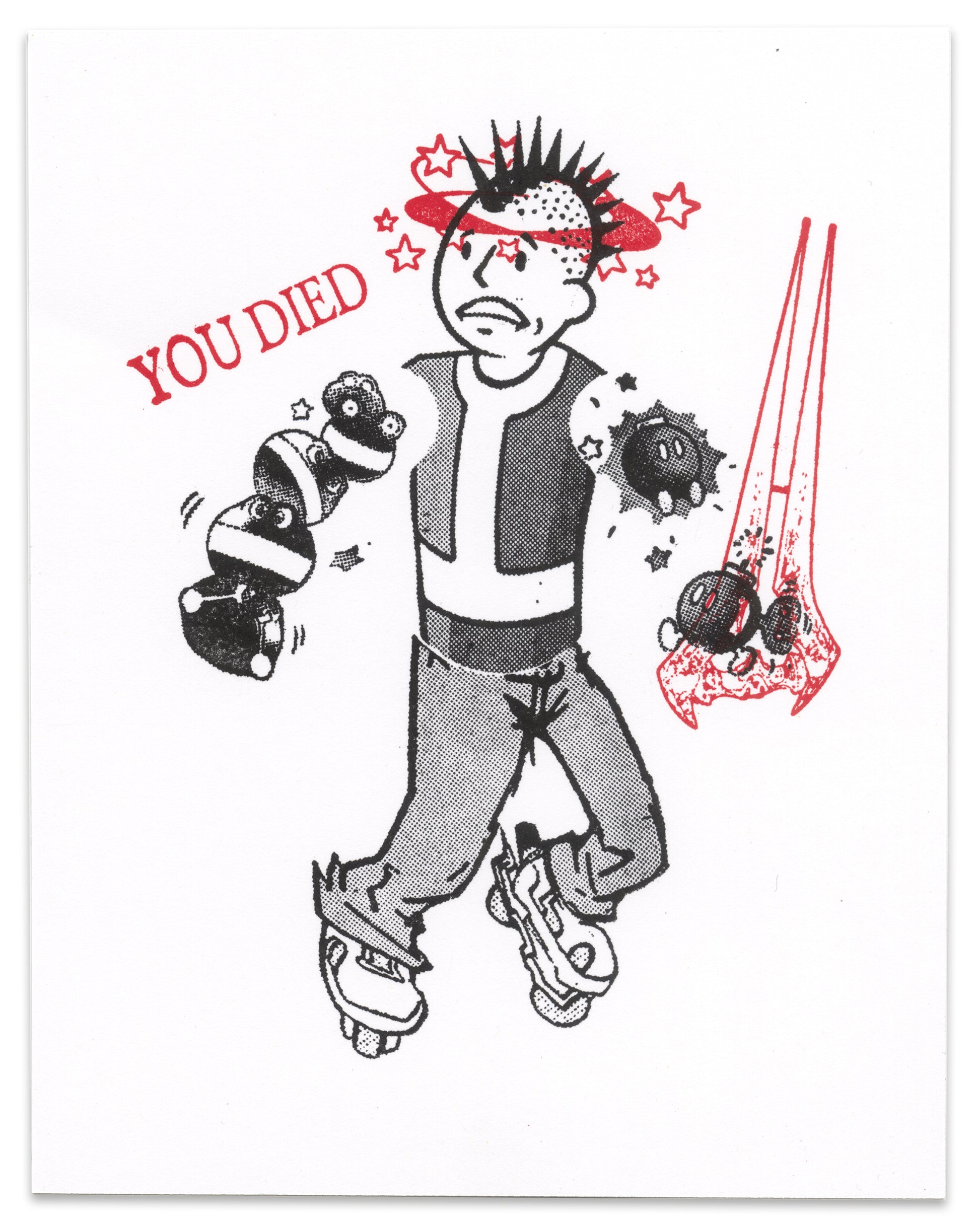 "Fallout Skater" CE Mini Print