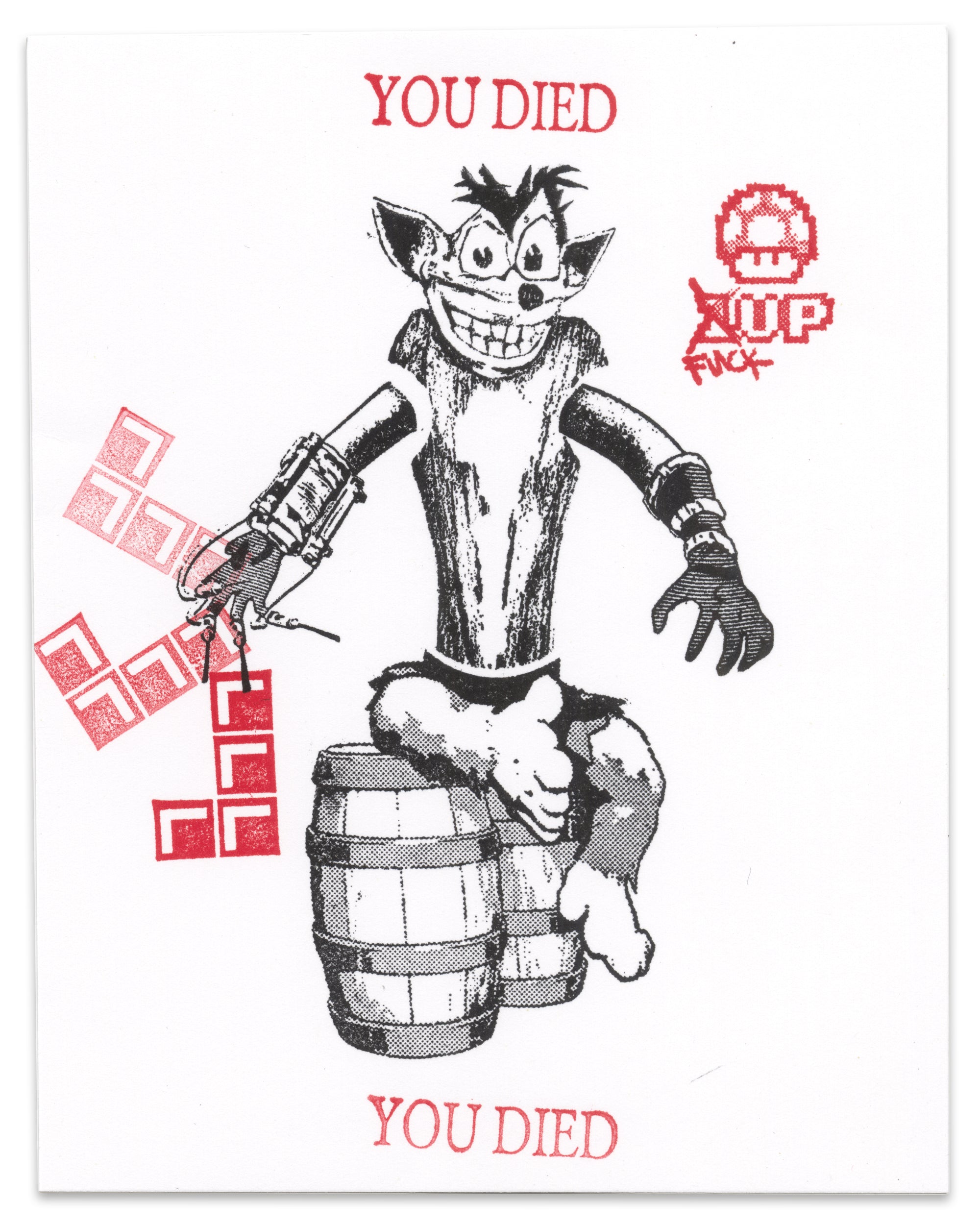 "Funky Bandicoot" CE Mini Print