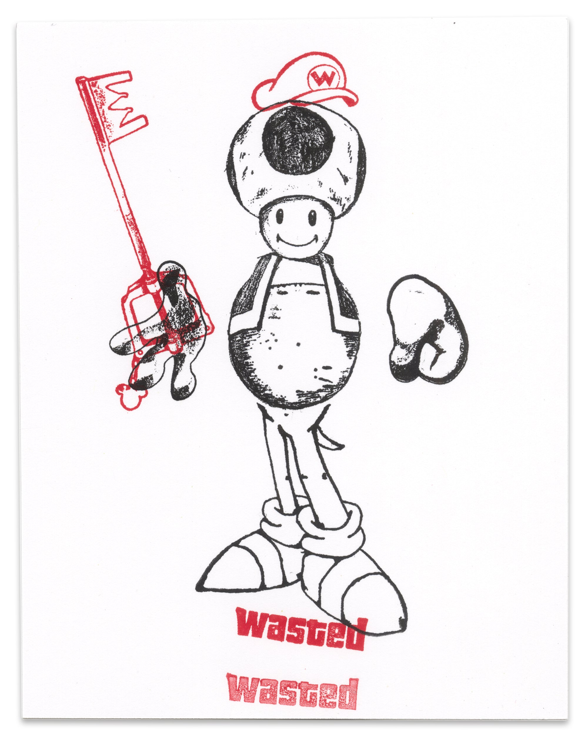 "Sonic Toad" CE Mini Print