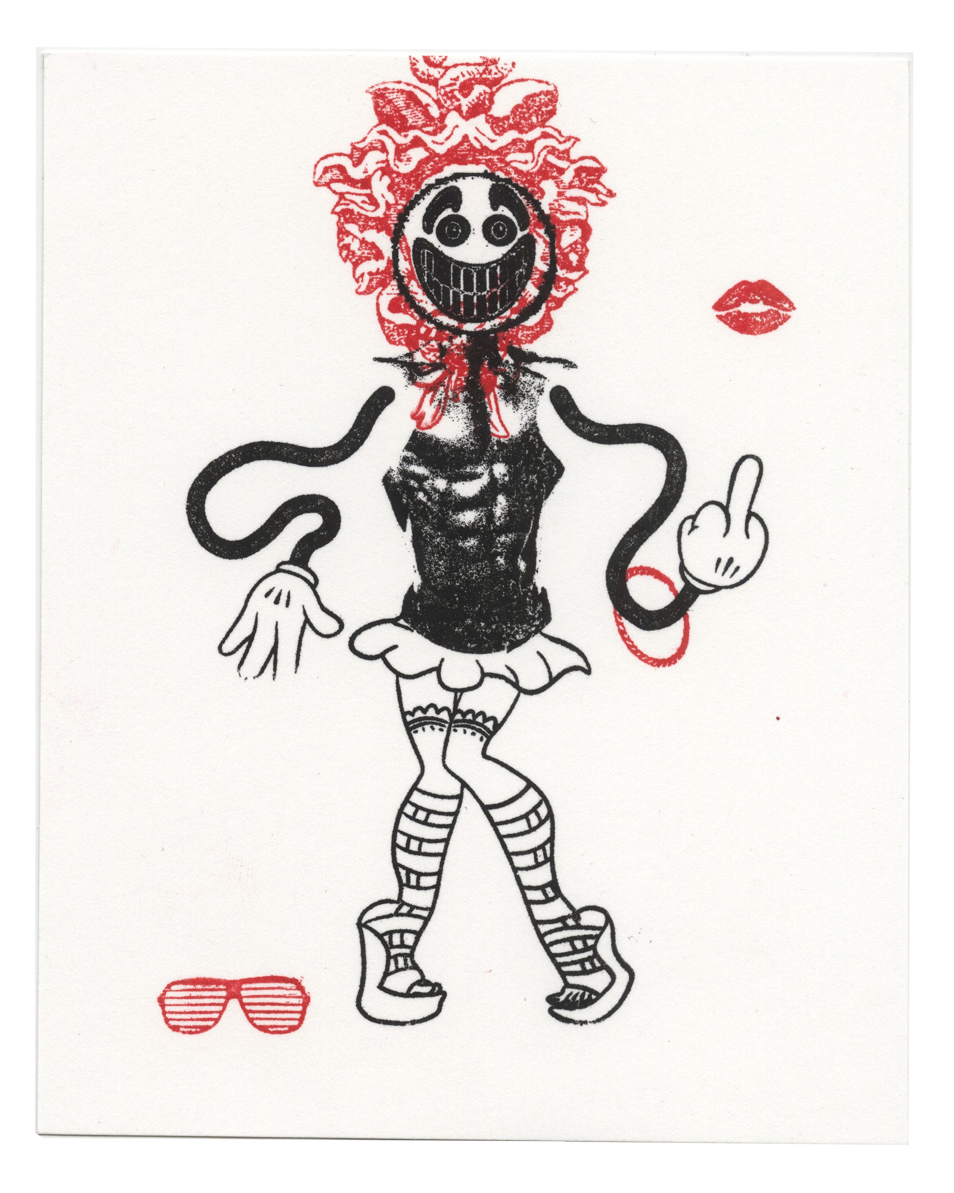 "Buff Babe 2" CE Mini Print
