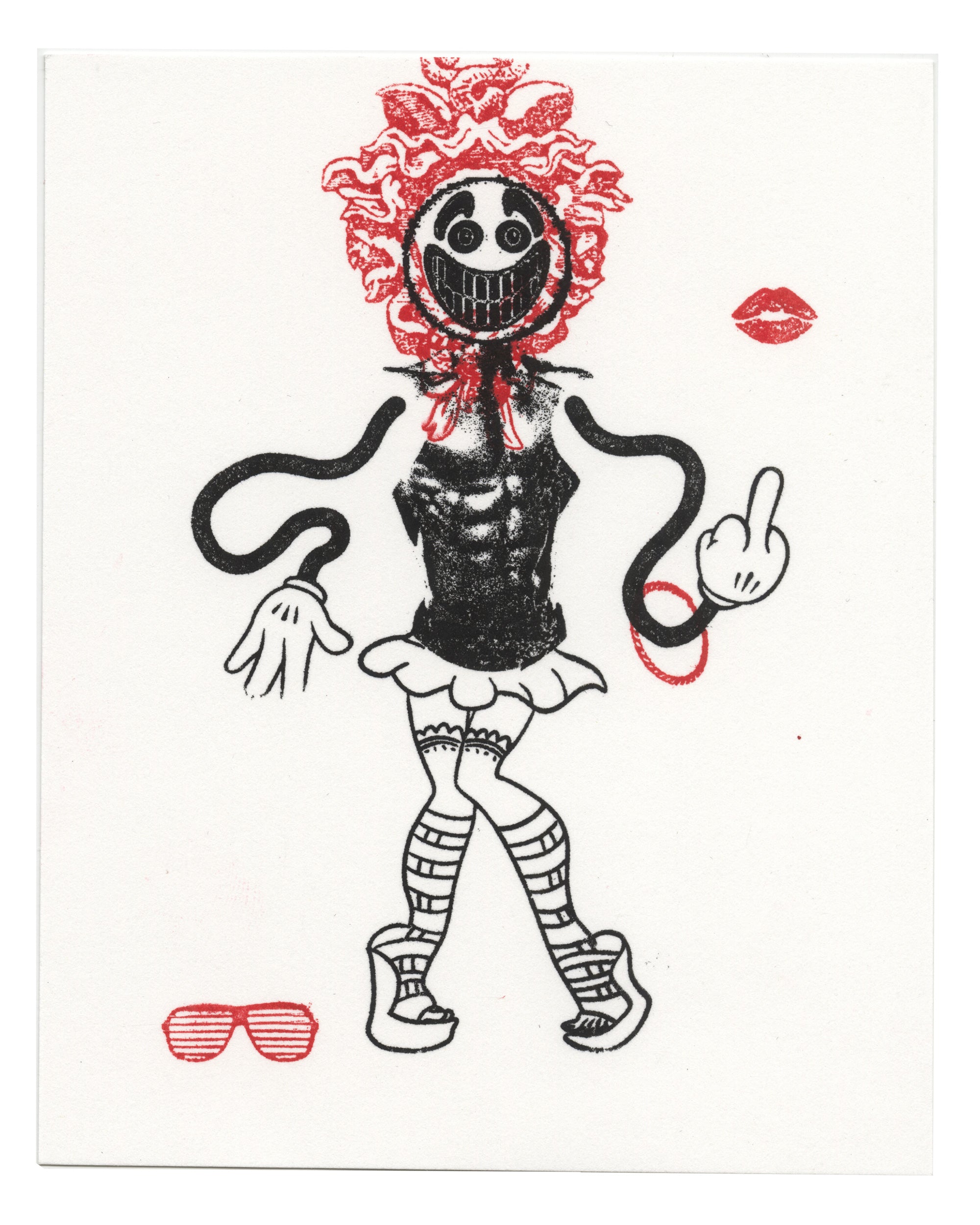 "Buff Babe 2" CE Mini Print