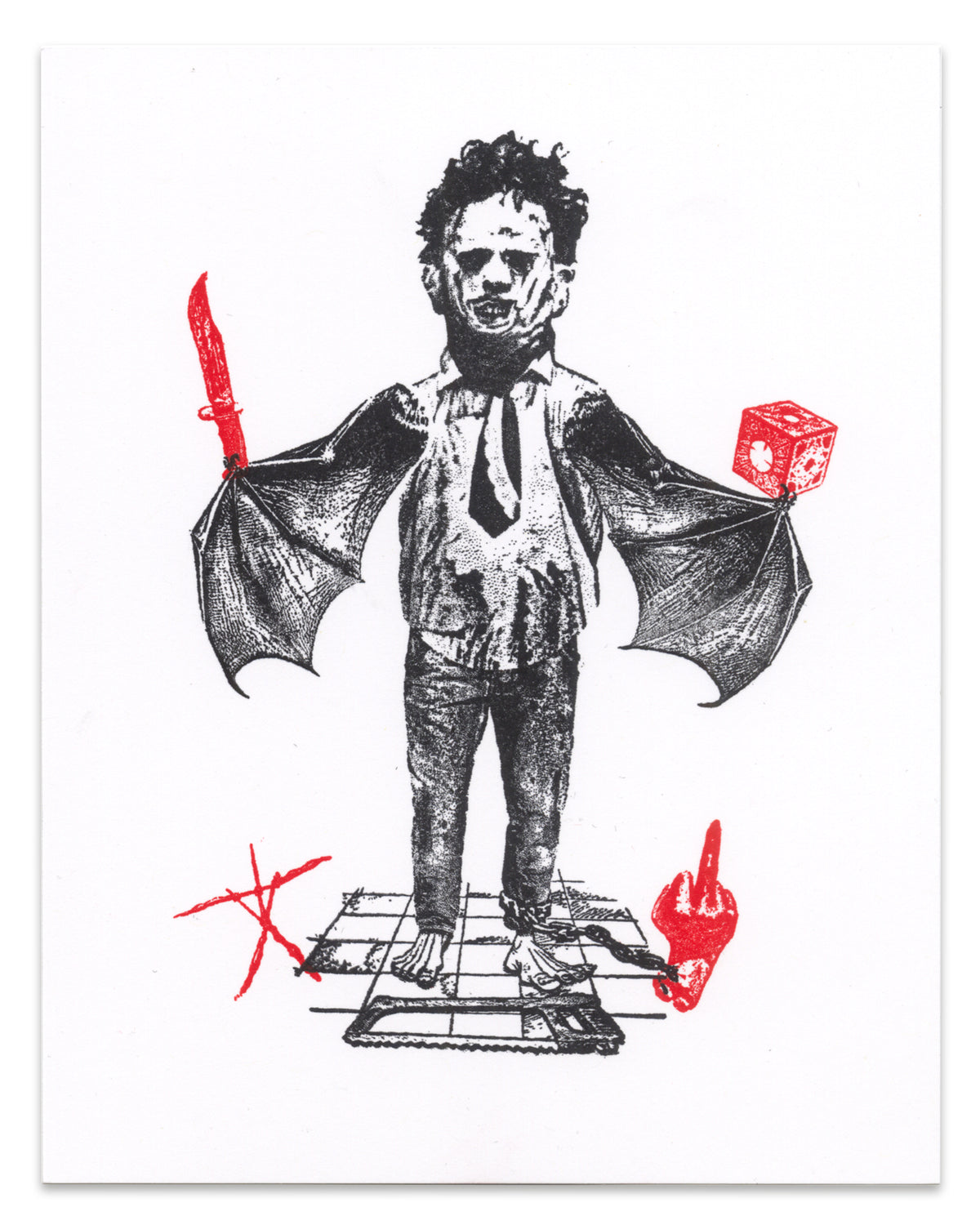 "Leatherbat" CE Mini Print