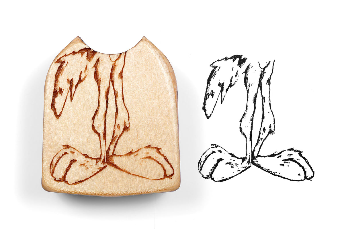 Tampon « Jambes de Wile E. Coyote »