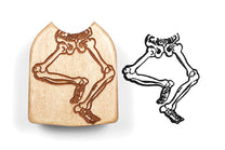 “Dancing Skeleton” Legs Stamp