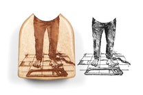 Sello de patas “SAW Bathroom”