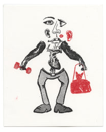 "Organ Monkey 2" CE Mini Print