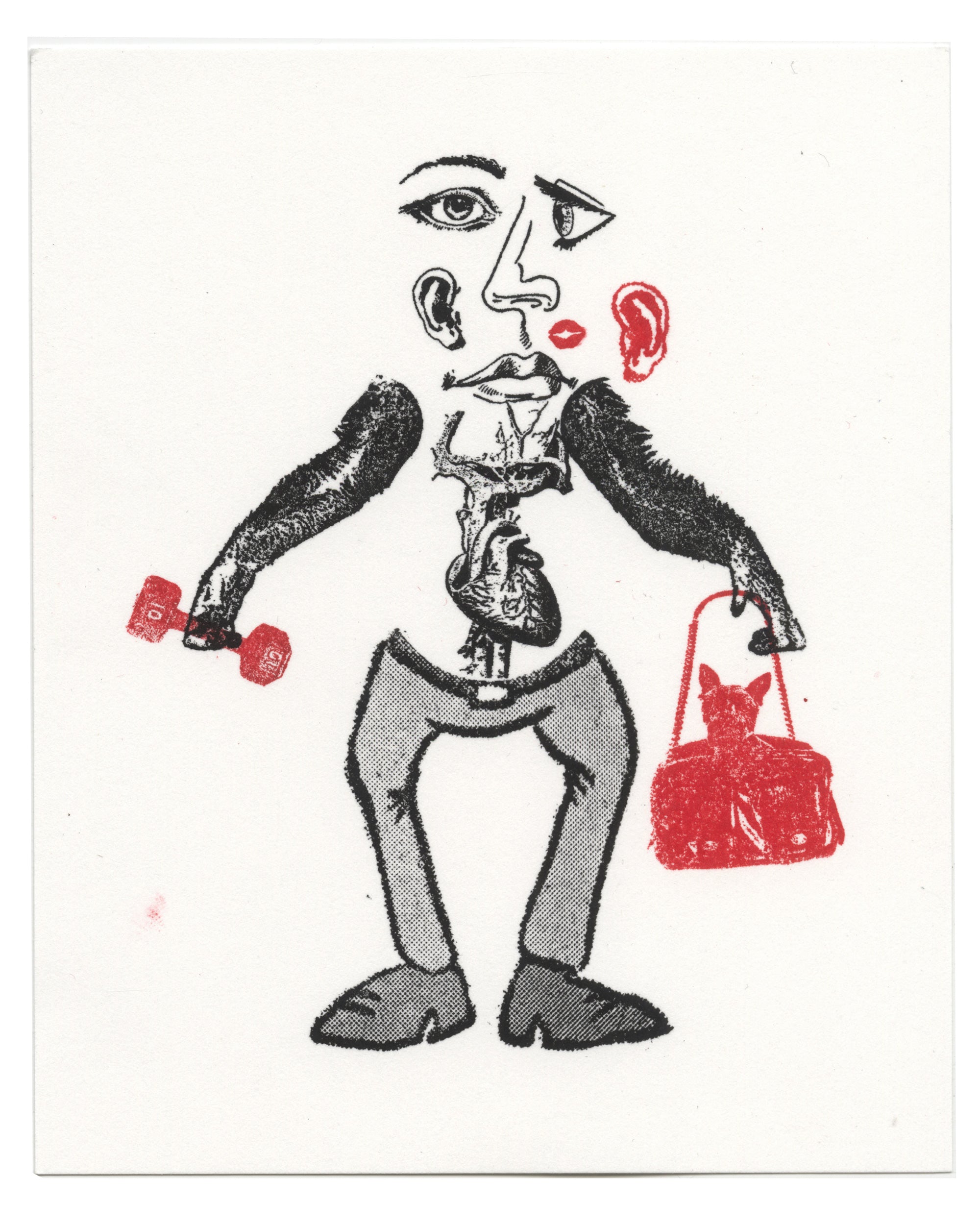 "Organ Monkey 2" CE Mini Print