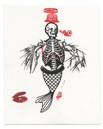 "Dead Mermaid 1" CE Mini Print