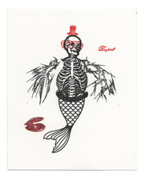 "Dead Mermaid 2" CE Mini Print