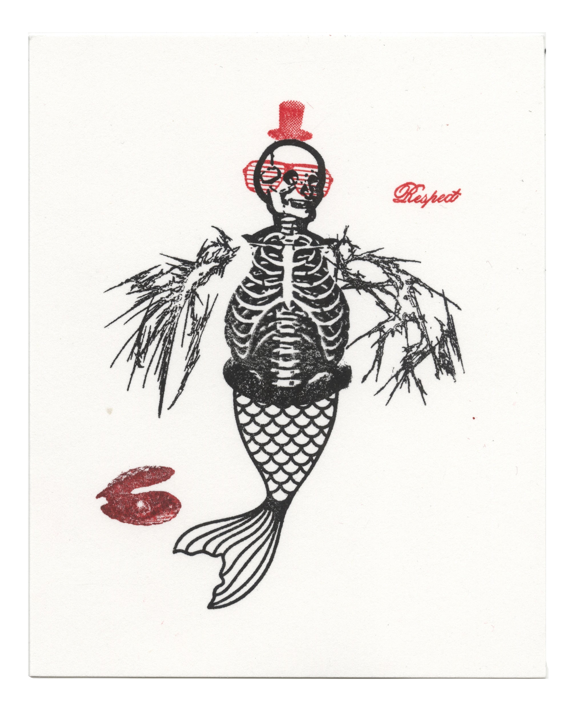 "Dead Mermaid 2" CE Mini Print