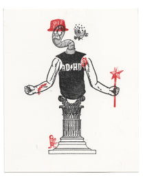 "Worm Column 1" CE Mini Print